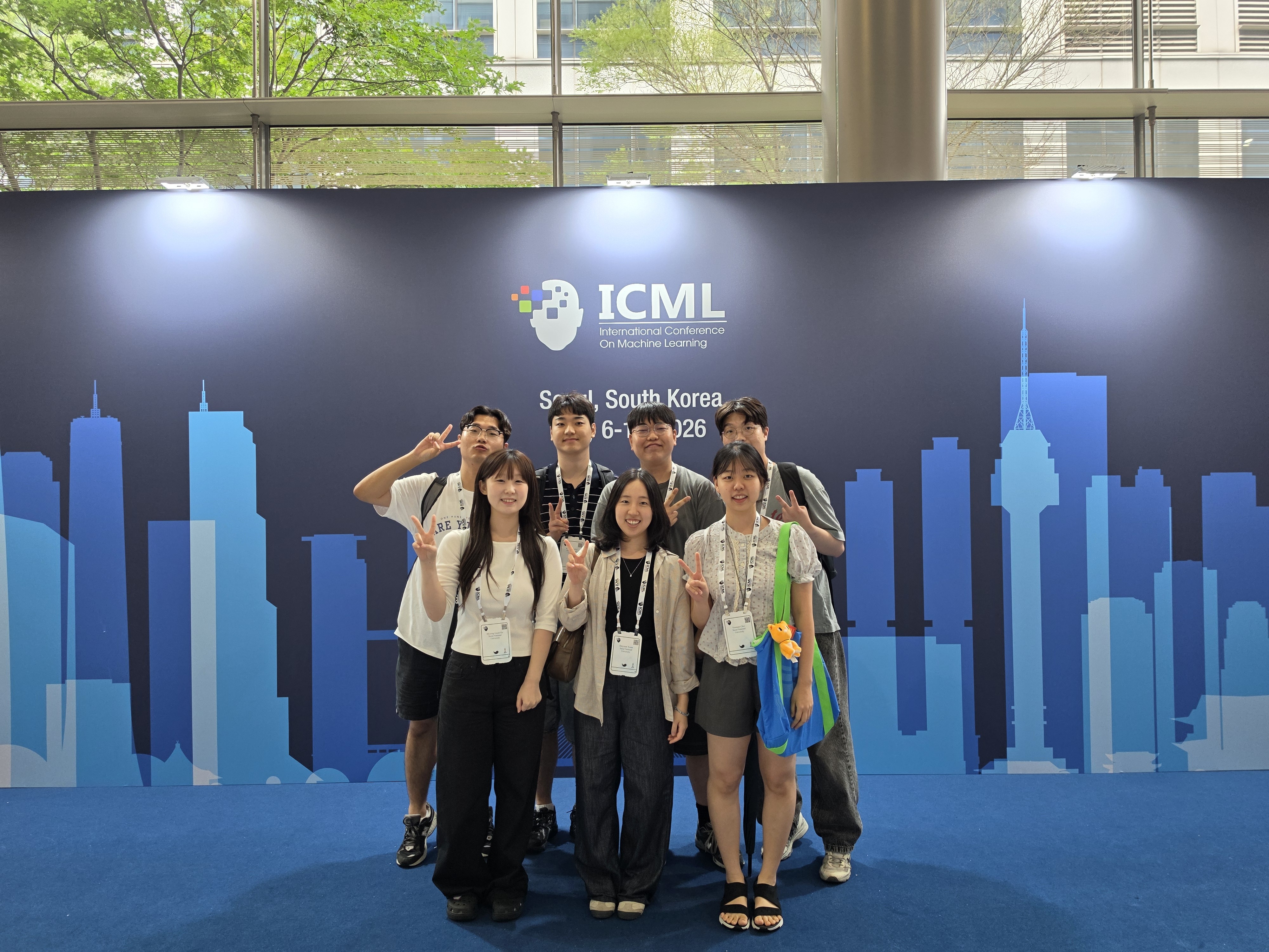Group photo at the 2026 ICML conference